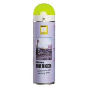 Mercalin Marker - Fluorescerande gul märkspray 500ml